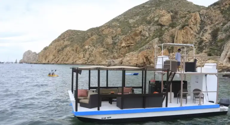 Rent Custom Made 32 Catamaran in Cabo San Lucas – Private Motorboat Charter with Captain | BoatRentalsLosCabos